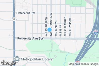 Map image of the property - 1175 McDaniel St SW