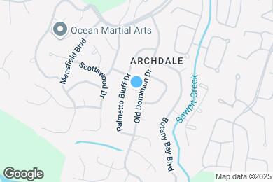 Map image of the property - 218 Old Dominion Dr