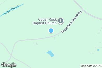 Map image of the property - 1619 Cedar Rock Church Rd