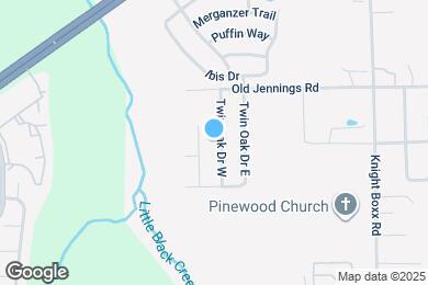 Map image of the property - 1608 Twin Oak Dr W