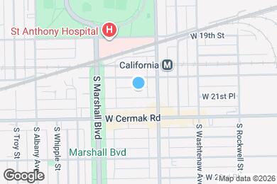 Map image of the property - 2826 W 21st Pl