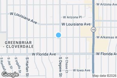 Map image of the property - 1405 S Depew St