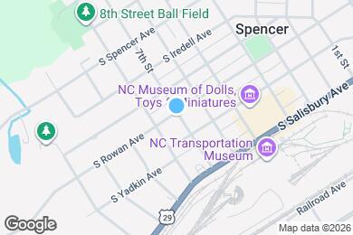 Map image of the property - 701 S Rowan Ave