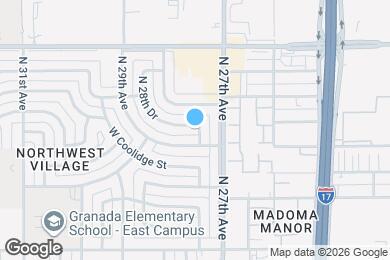 Map image of the property - 2711 W Elm St