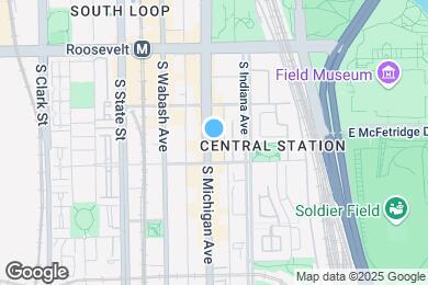 Map image of the property - 1331 S Michigan Ave