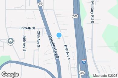 Map image of the property - 22707 30th Ave S