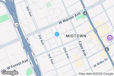 Map image of the property - 615 W Hancock St