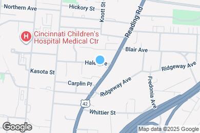 Map image of the property - 571 Hale Ave