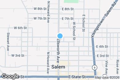 Map image of the property - 478 N Ellsworth Ave