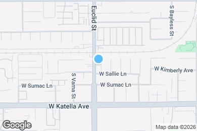 Map image of the property - 1661 S Inez Way