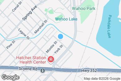 Map image of the property - Hidden Creek Apartments