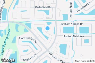 Map image of the property - 11402 Callaway Pond Dr