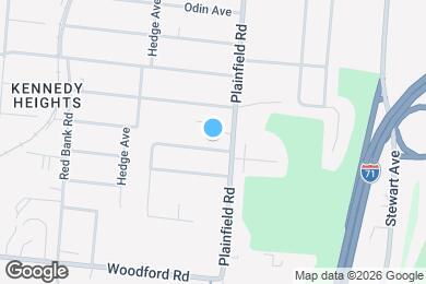 Map image of the property - 3970 N Fordham Pl