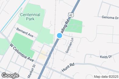 Map image of the property - South Terrace Apartments – Comfort & Convenience in Cincinnati!