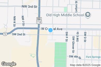 Map image of the property - 804 SW 2nd St