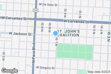 Map image of the property - 1801 W Jackson St