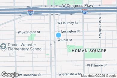 Map image of the property - 3726 W Polk St