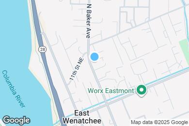 Map image of the property - 1015 N Baker Ave