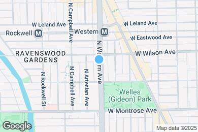 Map image of the property - 4550 N Western Ave