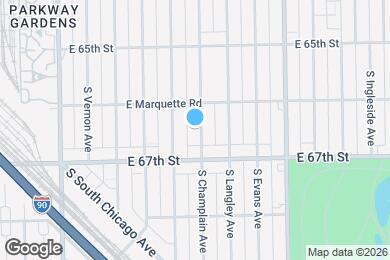 Map image of the property - 6620 S Champlain Ave