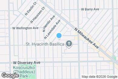 Map image of the property - 2929 N Ridgeway Ave