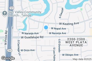 Map image of the property - 2742 S Las Palmas