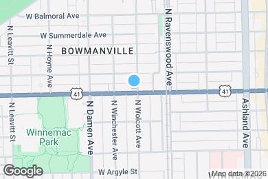 Map image of the property - 1900 W Foster Ave