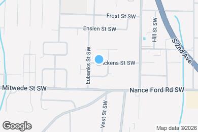 Map image of the property - 734 Pickens St SW