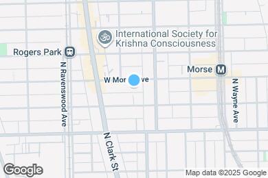 Map image of the property - 1637 W Morse Ave