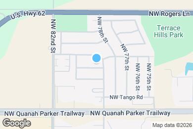 Map image of the property - 7903 NW Concho Ave
