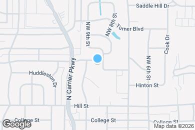 Map image of the property - 809 Burleson St
