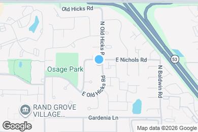 Map image of the property - 2156 E Old Hicks Rd
