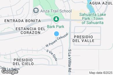 Map image of the property - 36 W Paseo Celestial