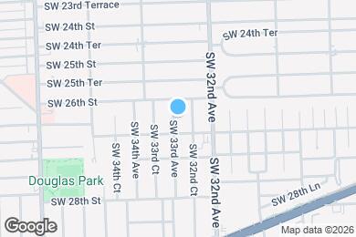 Map image of the property - 2645 SW 33rd Ave