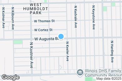 Map image of the property - 4223 W Augusta Blvd