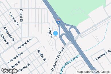 Map image of the property - Salt & Vine Oceanside Apartments