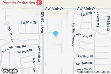 Map image of the property - 5877 SW 82nd Ln
