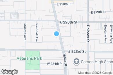 Map image of the property - Carson Senior Village