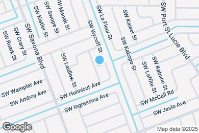 Map image of the property - 3851 SW Janiga St