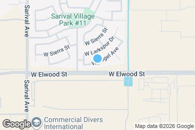 Map image of the property - 16043 W Vogel Ave