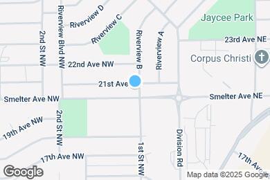 Map image of the property - 202 21st Ave NW