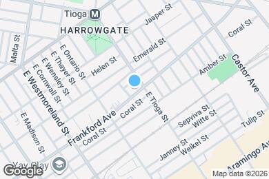 Map image of the property - 3458 Frankford Ave