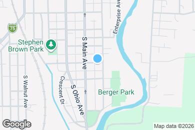 Map image of the property - 225 E Clay St