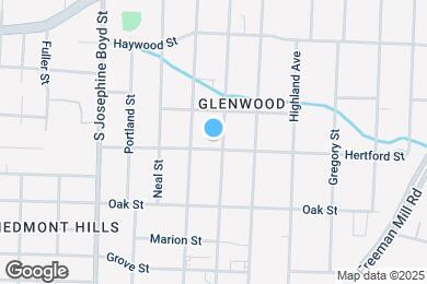 Map image of the property - 1012 Glenwood Ave