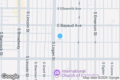 Map image of the property - 195 S Pennsylvania St