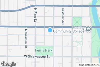 Map image of the property - 410 W Lapeer St