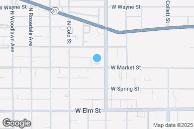 Map image of the property - 1014 W Market St