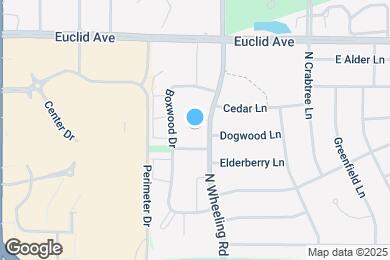 Map image of the property - 1100 N Wheeling Rd
