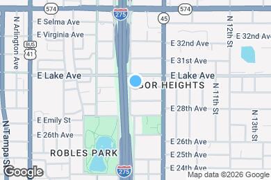 Map image of the property - 803 E Baker St