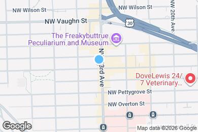 Map image of the property - 1601 NW 23rd Ave